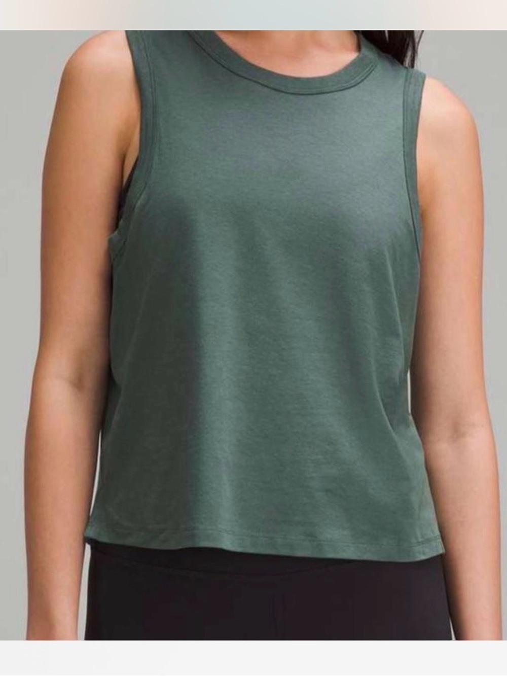 Lululemon Classic-Fit Cotton-Blend Tank Top
Dark Forest Green SZ. 12 EUC